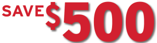 Image result for SAVE $500
